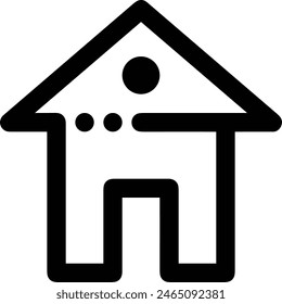 House icon symbol vector image