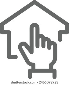House icon symbol vector image