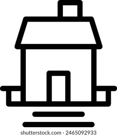 House icon symbol vector image