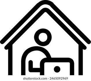 House icon symbol vector image