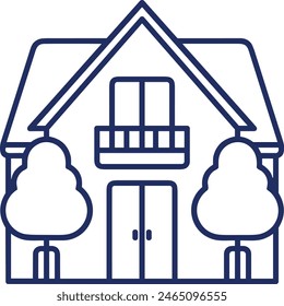 House icon symbol vector image
