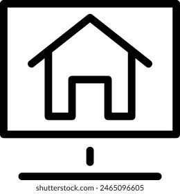 House icon symbol vector image