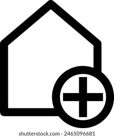 Haussymbol Symbol Vektorgrafik Bild