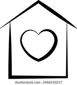 House icon symbol vector image