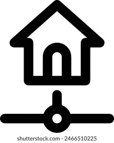 House icon symbol vector image