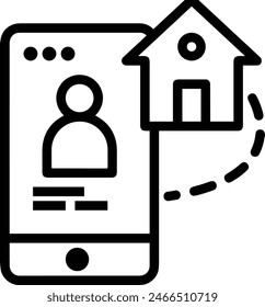 Imagen de Vector de ícono de casa