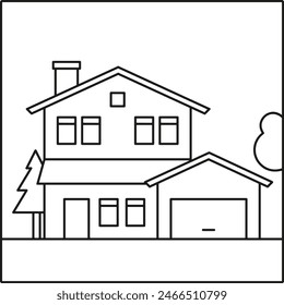 House icon symbol vector image