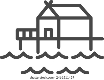 House icon symbol vector image