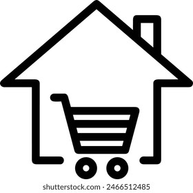 House icon symbol vector image