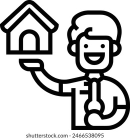 House icon symbol vector image