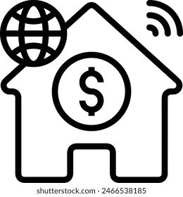 House icon symbol vector image