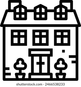 House icon symbol vector image