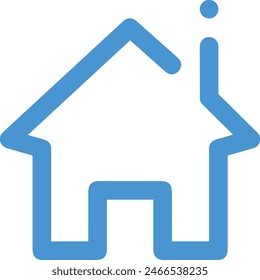 House icon symbol vector image