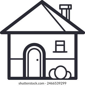 Haussymbol Symbol Vektorgrafik Bild