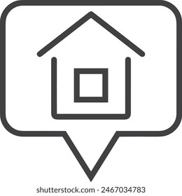 House icon symbol vector image