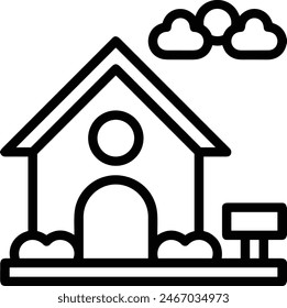 House icon symbol vector image
