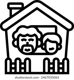House icon symbol vector image