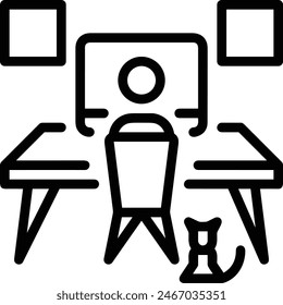 House icon symbol vector image