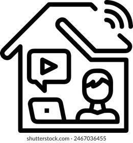 House icon symbol vector image
