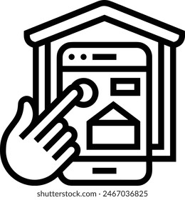 House icon symbol vector image