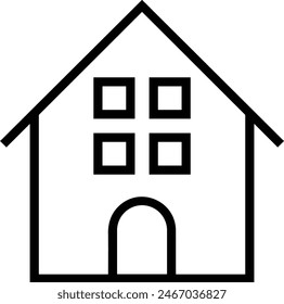 House icon symbol vector image