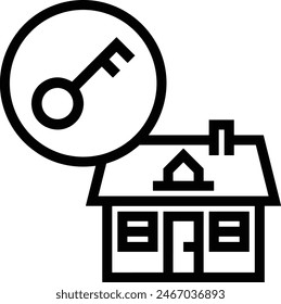 House icon symbol vector image