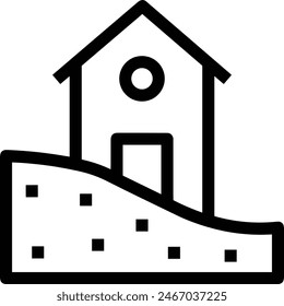 House icon symbol vector image