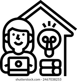 House icon symbol vector image