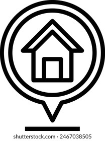 House icon symbol vector image
