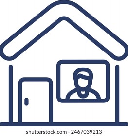 House icon symbol vector image