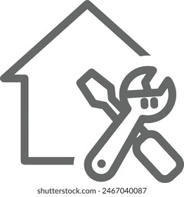 Haussymbol Symbol Vektorgrafik Bild