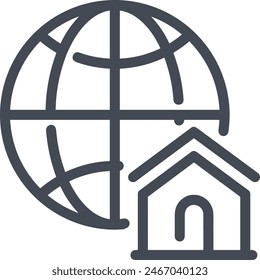 Haussymbol Symbol Vektorgrafik Bild