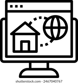 House icon symbol vector image