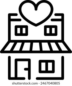 Haussymbol Symbol Vektorgrafik Bild