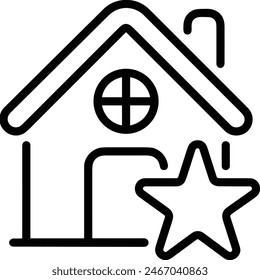 House icon symbol vector image
