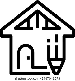 House icon symbol vector image