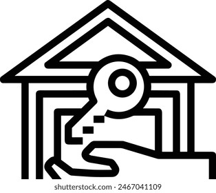 House icon symbol vector image