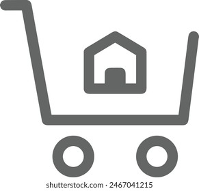 House icon symbol vector image
