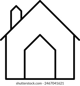 House icon symbol vector image