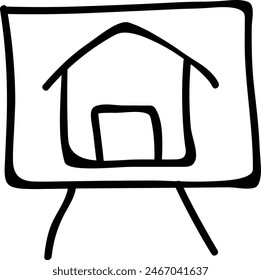 House icon symbol vector image