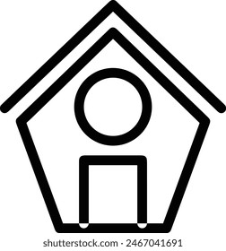 House icon symbol vector image