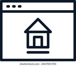 House icon symbol vector image