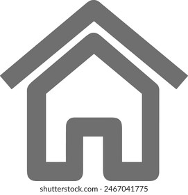 House icon symbol vector image