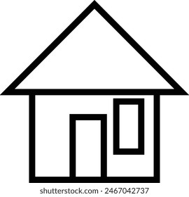 House icon symbol vector image