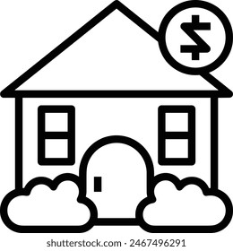 House icon symbol vector image