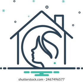 House icon symbol vector image