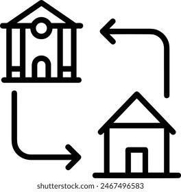 Haussymbol Symbol Vektorgrafik Bild