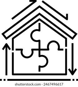House icon symbol vector image