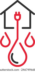 House icon symbol vector image