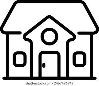 House icon symbol vector image